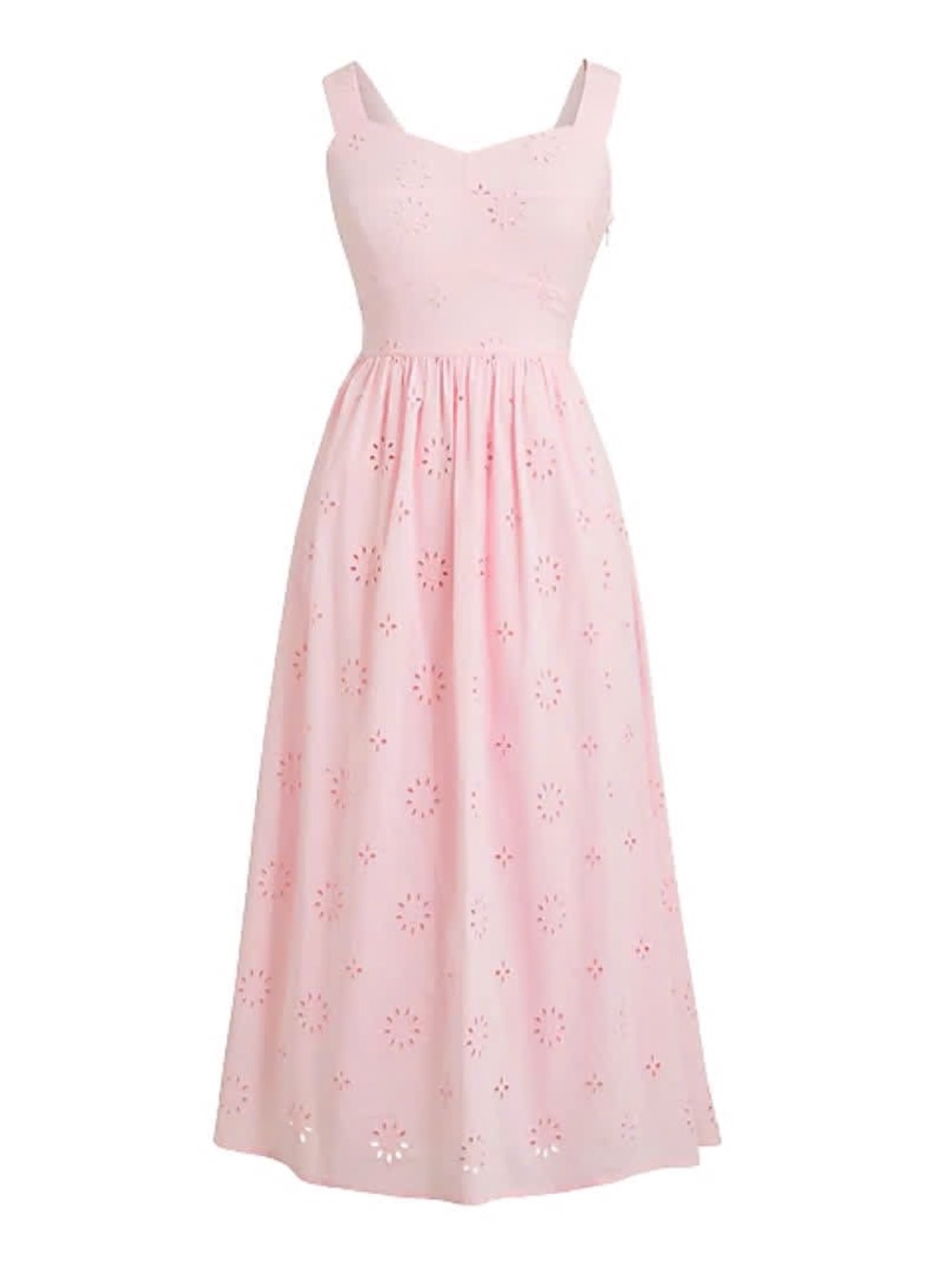 J Crew Pink Eyelet Dress Size 2